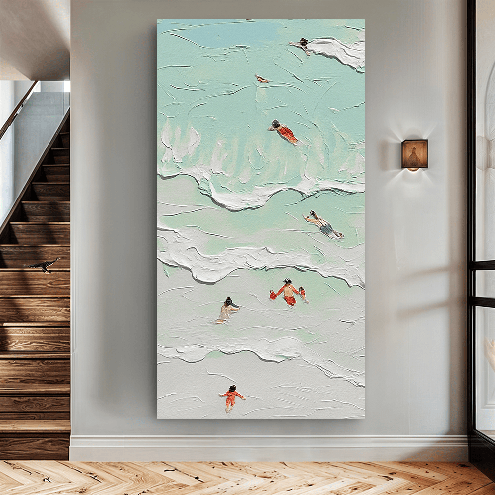 Tailored Canvases Canvas 20x10 inch Medium Premium Gallery Wrapped Beach Days Wall Art XXIII
