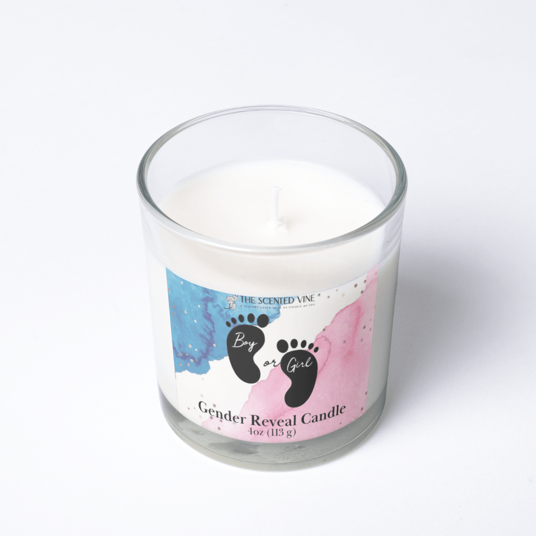The Scented Vine Candle Gender Reveal Candle