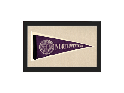 Vintage Northwestern University Pennant