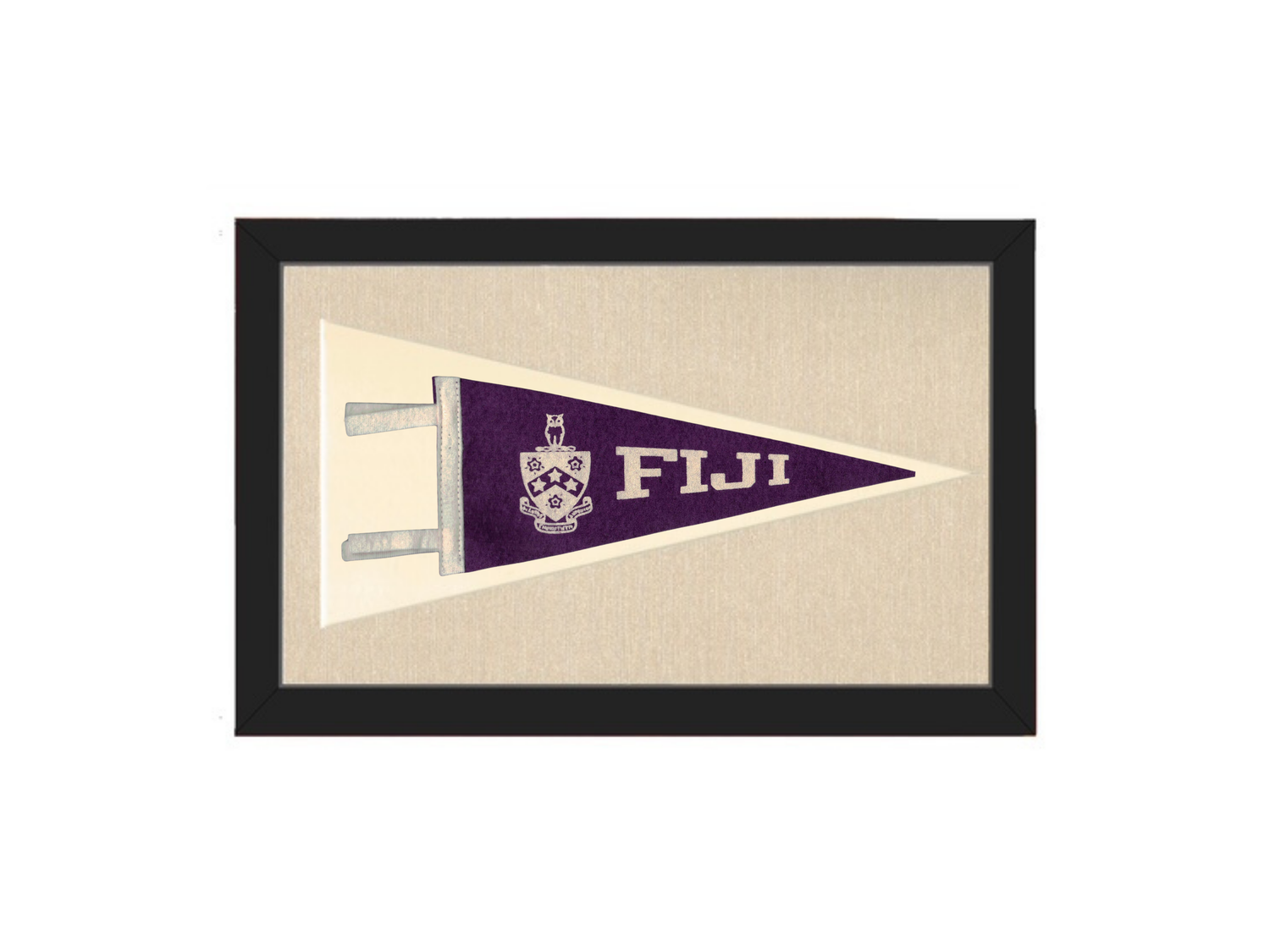 Vintage Fiji Fraternity Pennant