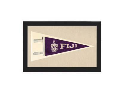 Vintage Fiji Fraternity Pennant