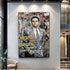 Tailored Canvases Canvas 18x12 inch Medium Premium Gallery Wrapped Hard Work Beats Talent Every Time Motivational Wall Sign