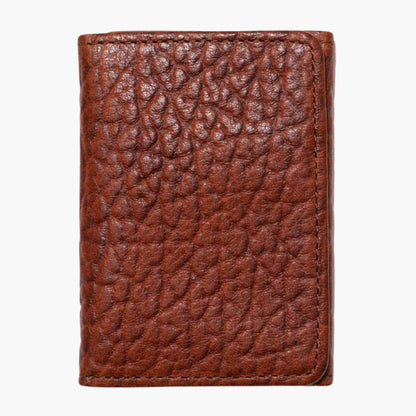 Bison Tri-Fold Peanut Wallet
