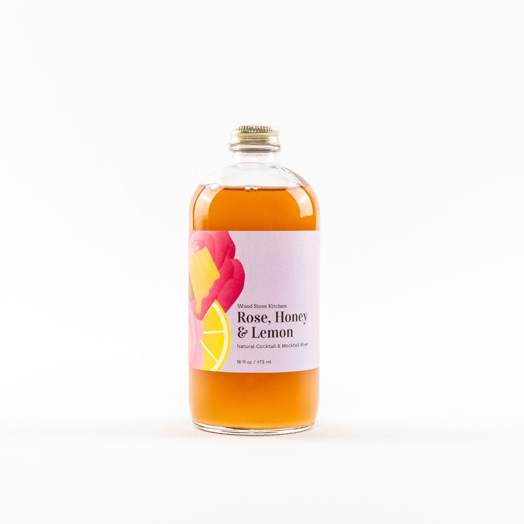 Rose, Honey &amp; Lemon Cocktail-Mocktail Mixer, 16 fl oz - My American Goods