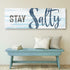 Tailored Canvases Canvas Stay Salty Coastal Sign IX