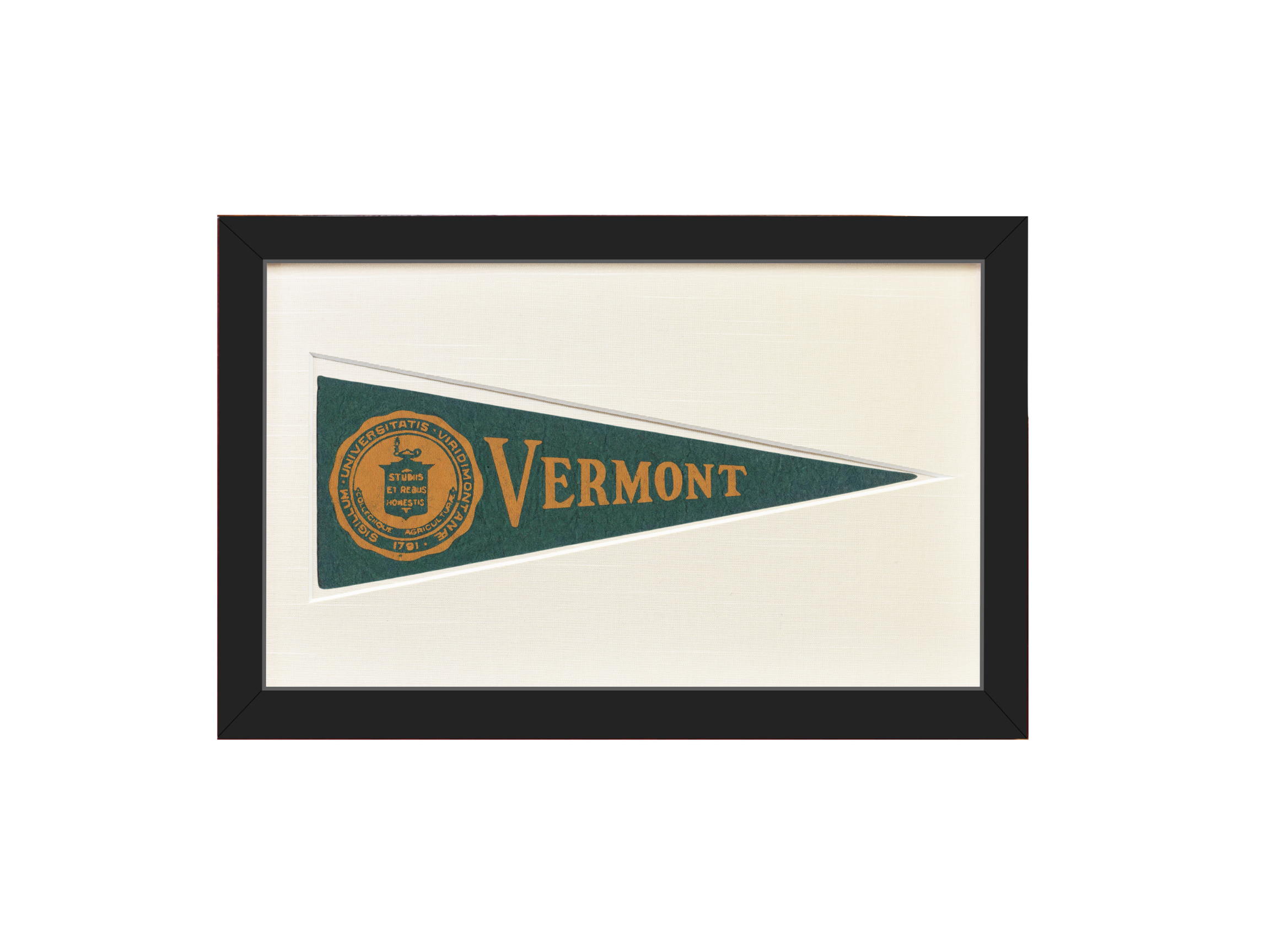 Vintage University of Vermont Hormel Pennant
