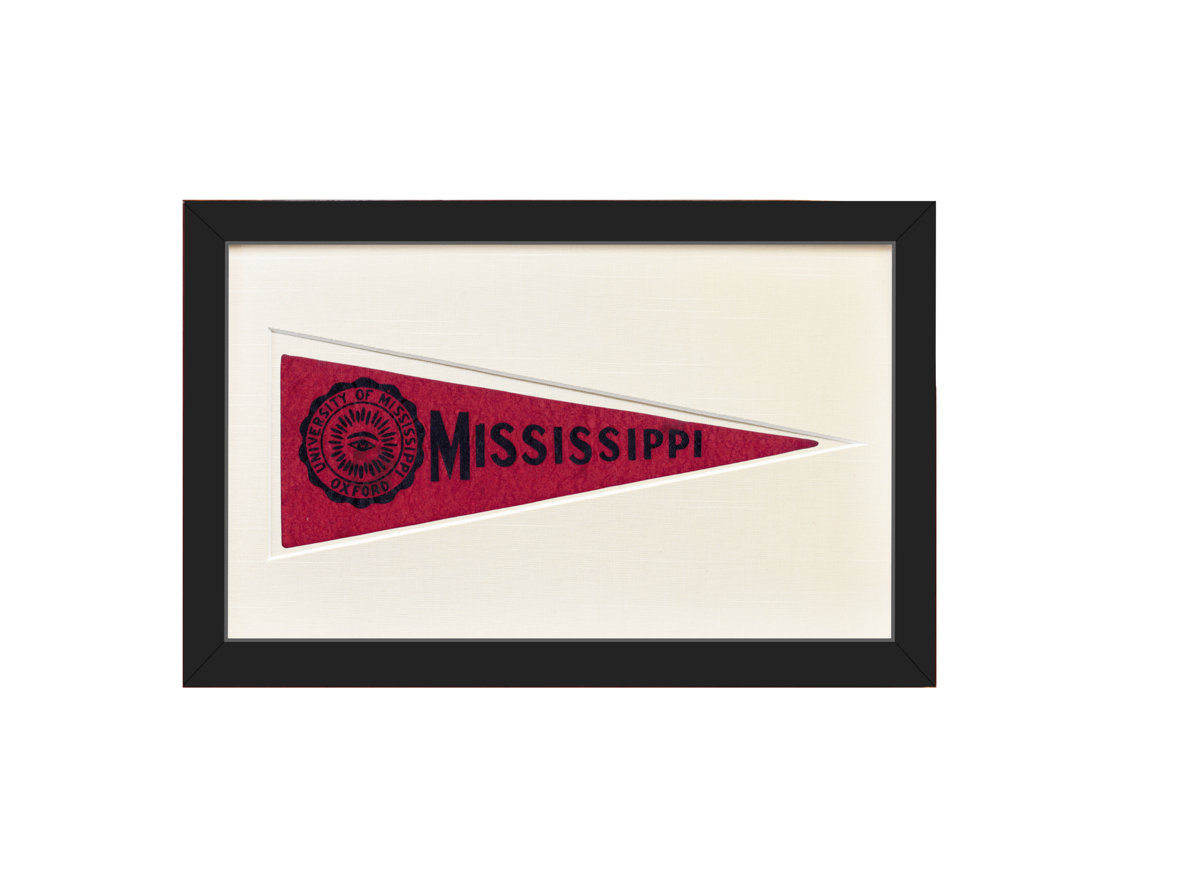 Vintage University of Mississippi Hormel Pennant
