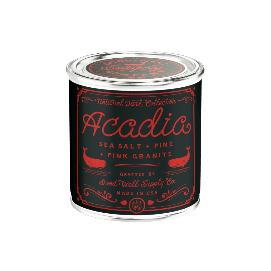 Good &amp; Well Supply Co Candles Acadia National Park Candle