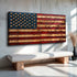 Tailored Canvases Canvas 20x10 inch Medium Premium Gallery Wrapped Old Glory American Flag Wall Art