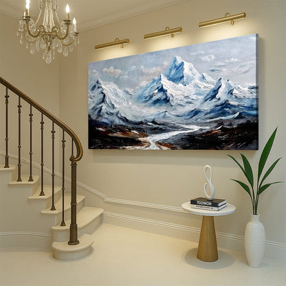 Tailored Canvases Canvas 20x10 inch Medium Premium Gallery Wrapped Mountain Minimalist Wall Art II