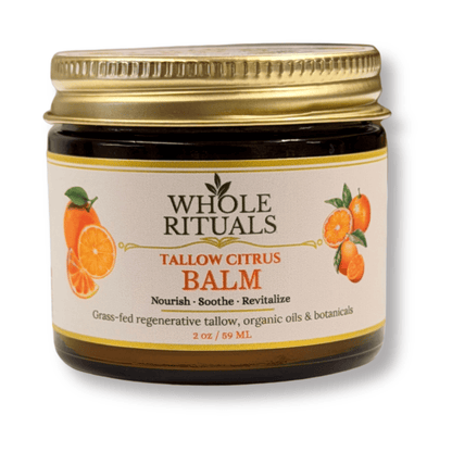 Whole Rituals Face Moisturizer Citrus Tallow Balm – Natural Moisturizing Skin Balm