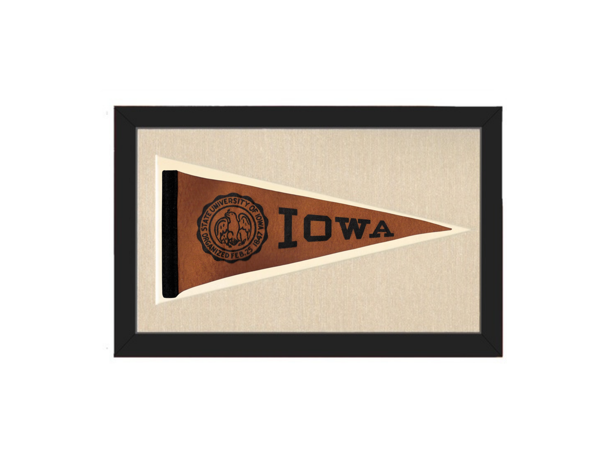 Vintage Iowa Pennant