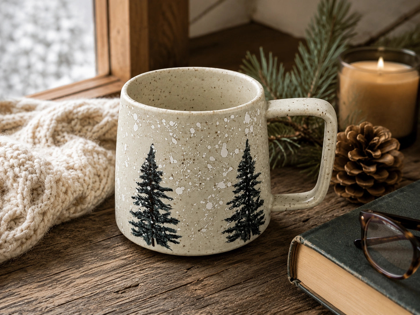 Snowy Trees Mug