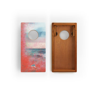 1ft x 2ft Graphic Travel Cornhole Set | Modern Play Collection
