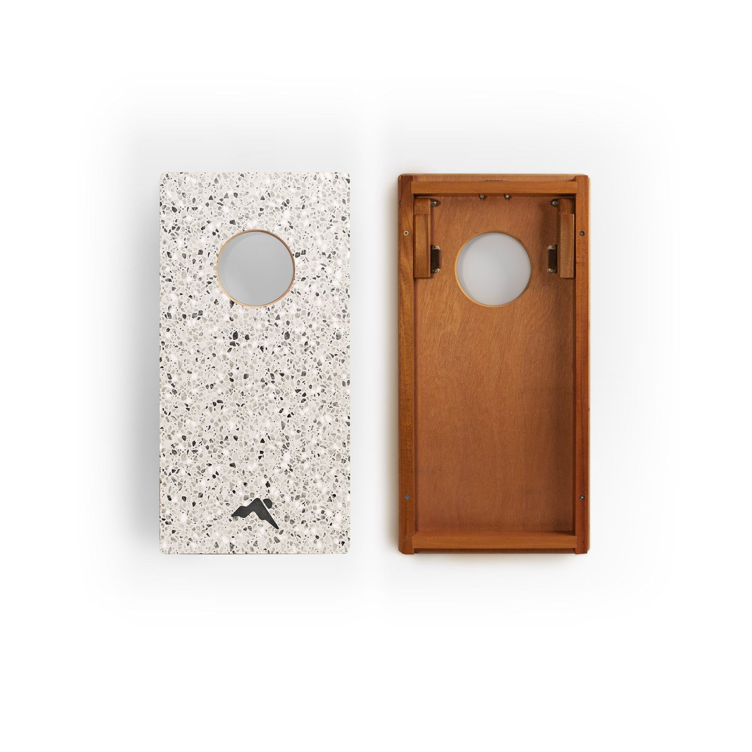 1ft x 2ft Graphic Travel Cornhole Set | Modern Play Collection