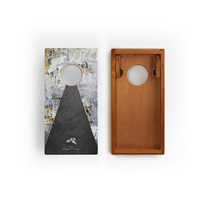 1ft x 2ft Graphic Travel Cornhole Set | Modern Play Collection