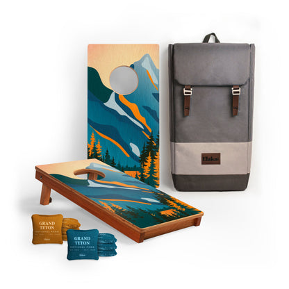 1ft x 2ft Graphic Wood Travel Cornhole Set | National Parks Inspired Collection