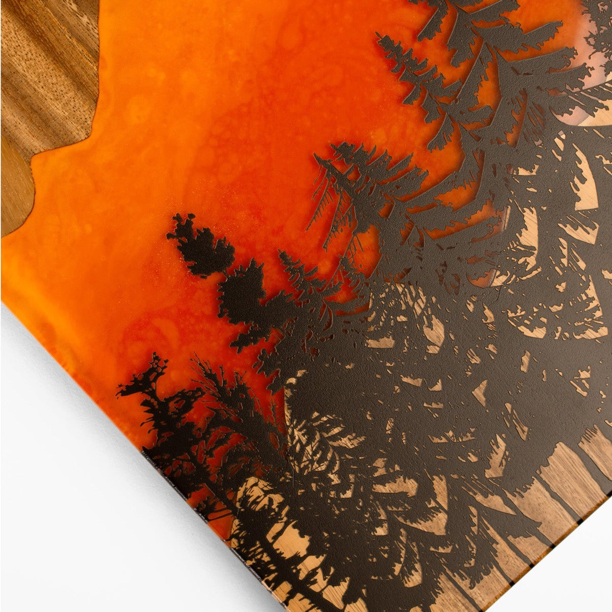 1ft x 2ft Resin &amp; Wood Travel Cornhole Set | Mountain Collection