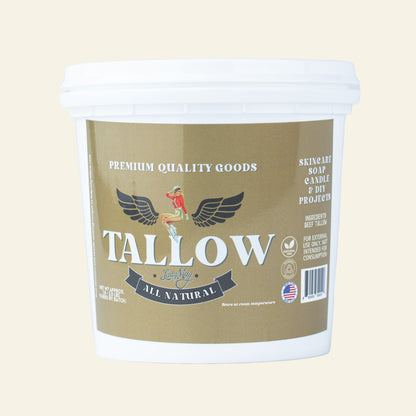 Unscented Beef Tallow - 2 Pounds | 100% Natural &amp; Pure