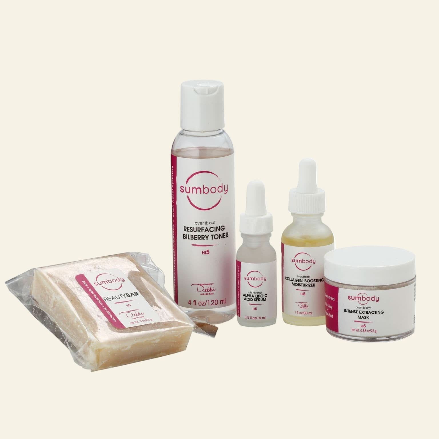 Sumbody Skincare 5 Steps to Perfect Skin Hi5