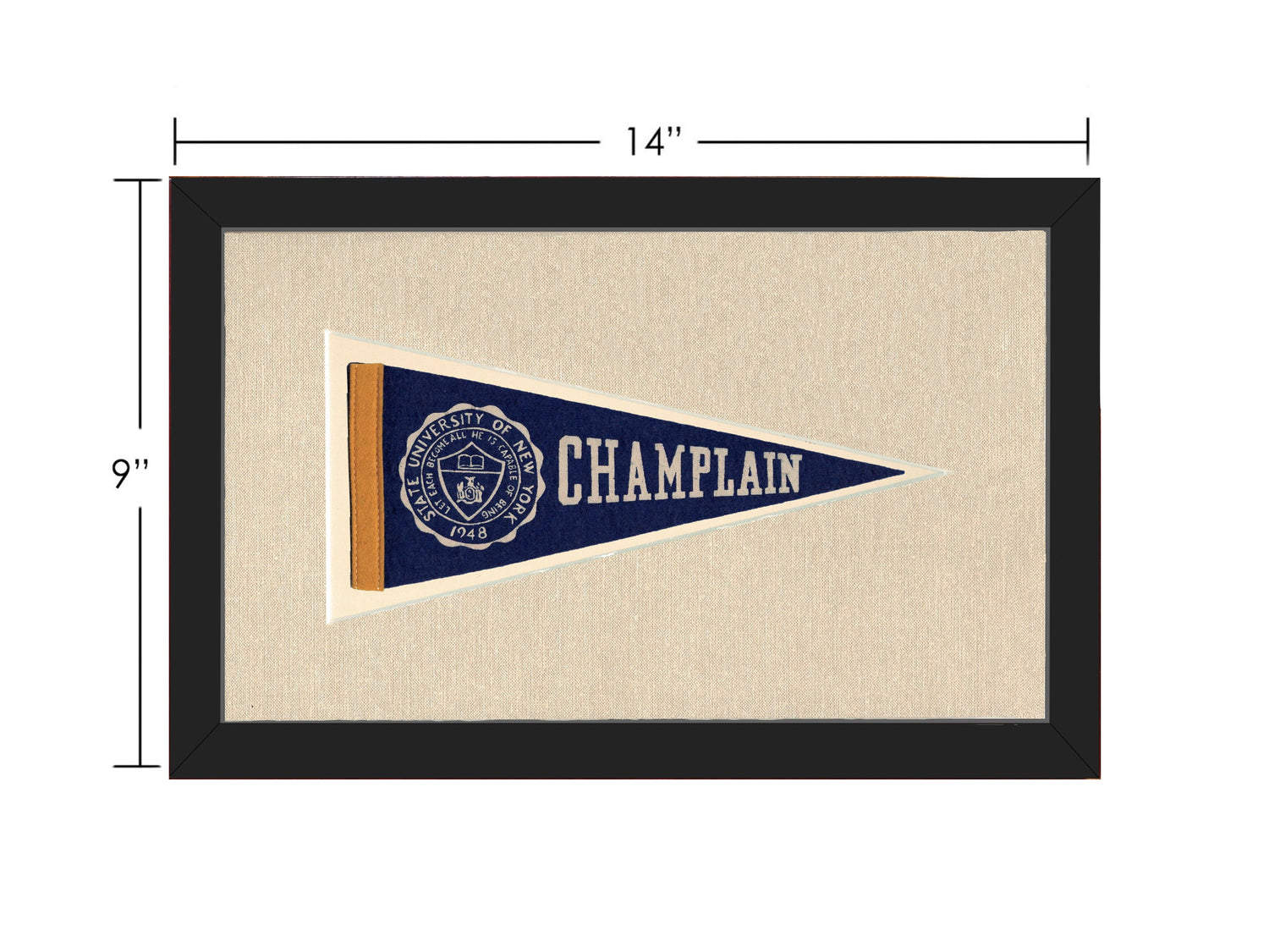 Vintage Champlain Pennant