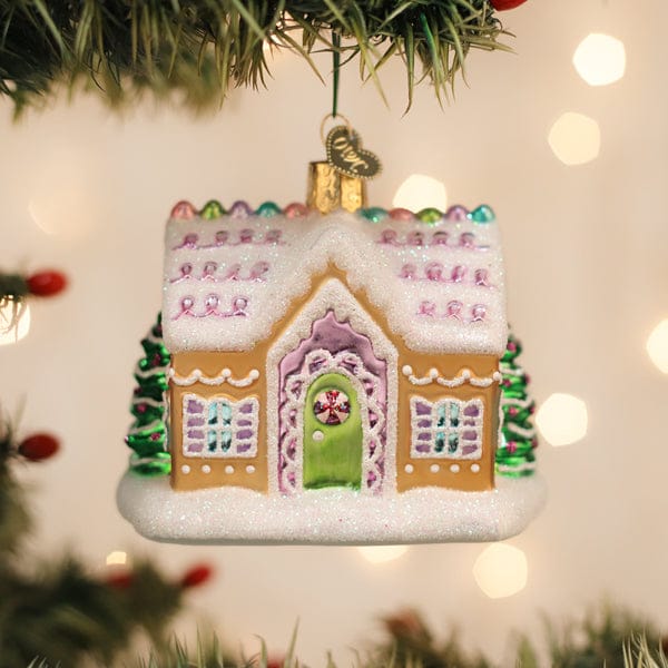 Old World Christmas 3 X 3.75 X 2.5 / 20150 Sugar Coated Cottage Ornament
