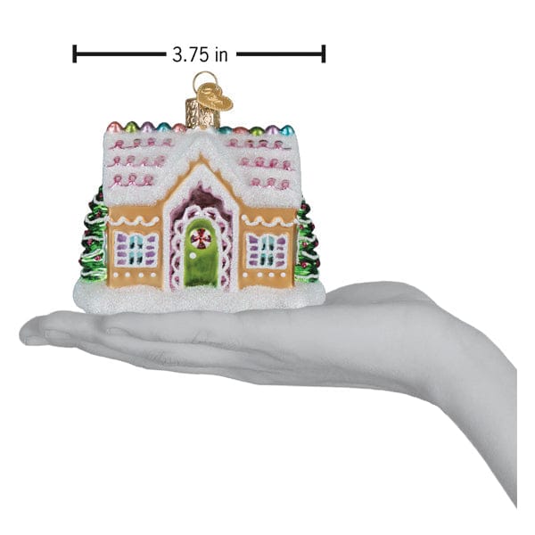 Old World Christmas 3 X 3.75 X 2.5 / 20150 Sugar Coated Cottage Ornament