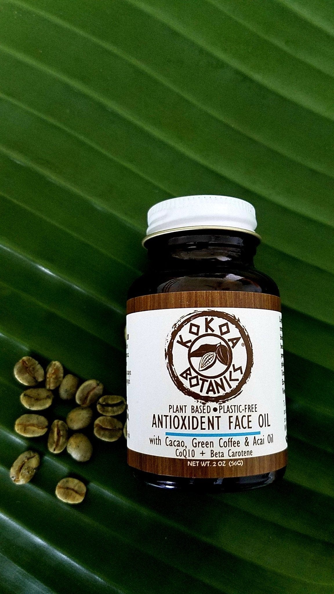KOKOA BOTANICS face oil Antioxident Face Oil with Green Coffee &amp; Acai Oil 2 oz