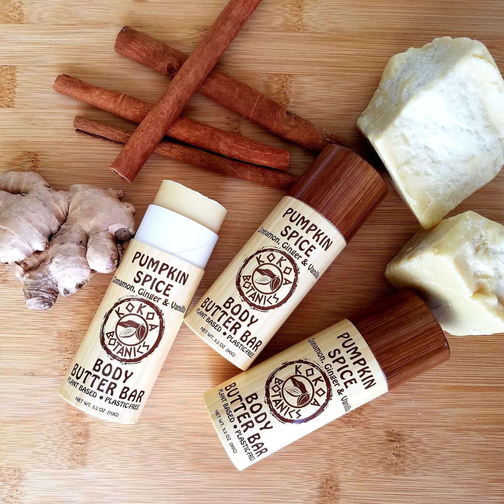 KOKOA BOTANICS Body Butter PUMPKIN SPICE - Lotion Bar - Body Butter - Hand and Foot Balm