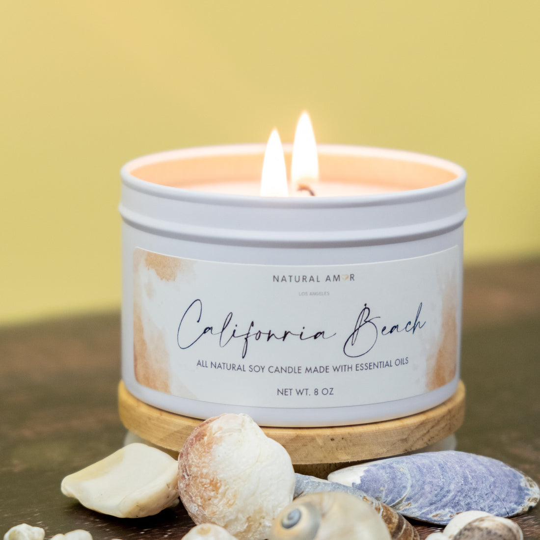 California Beach Natural Soy Candle - My American Goods