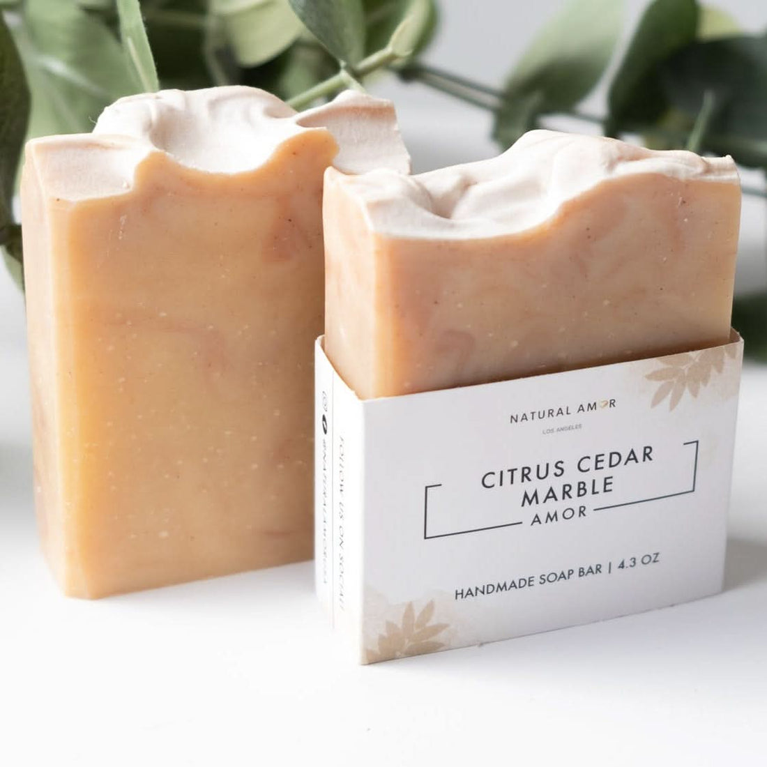 Citrus Cedar Marble Soap Bar - My American Goods