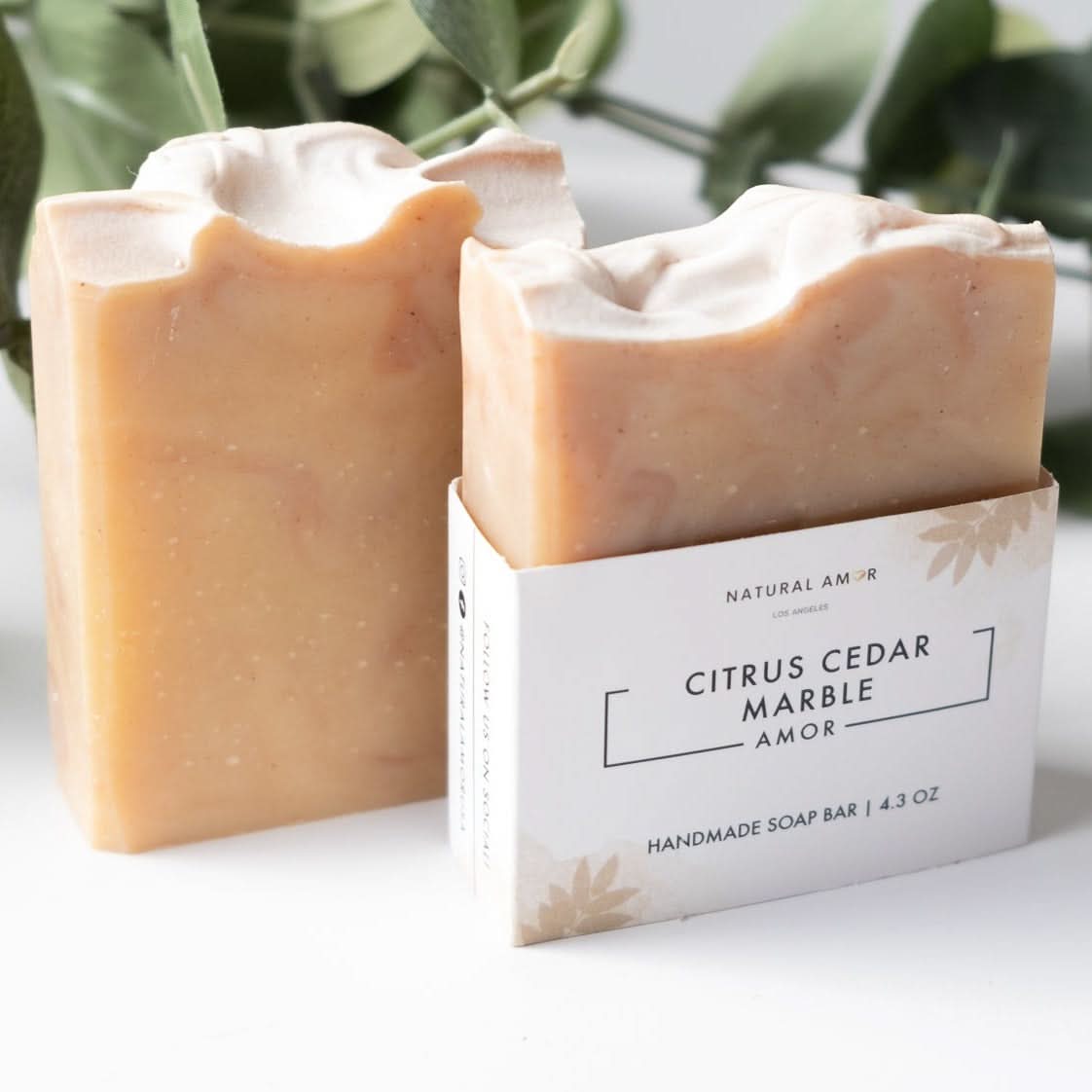 Citrus Cedar Marble Soap Bar - My American Goods