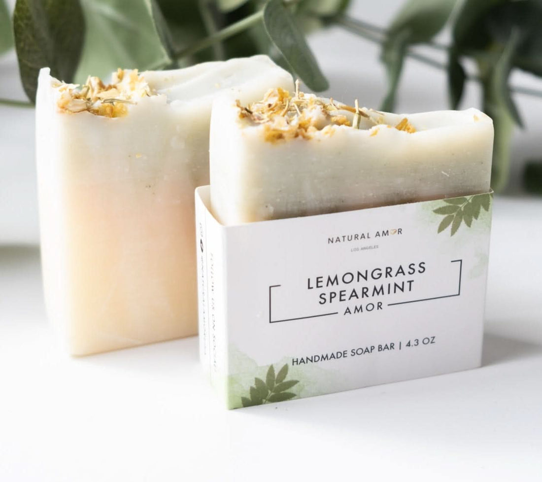 Lemongrass Spearmint Soap Bar - My American Goods