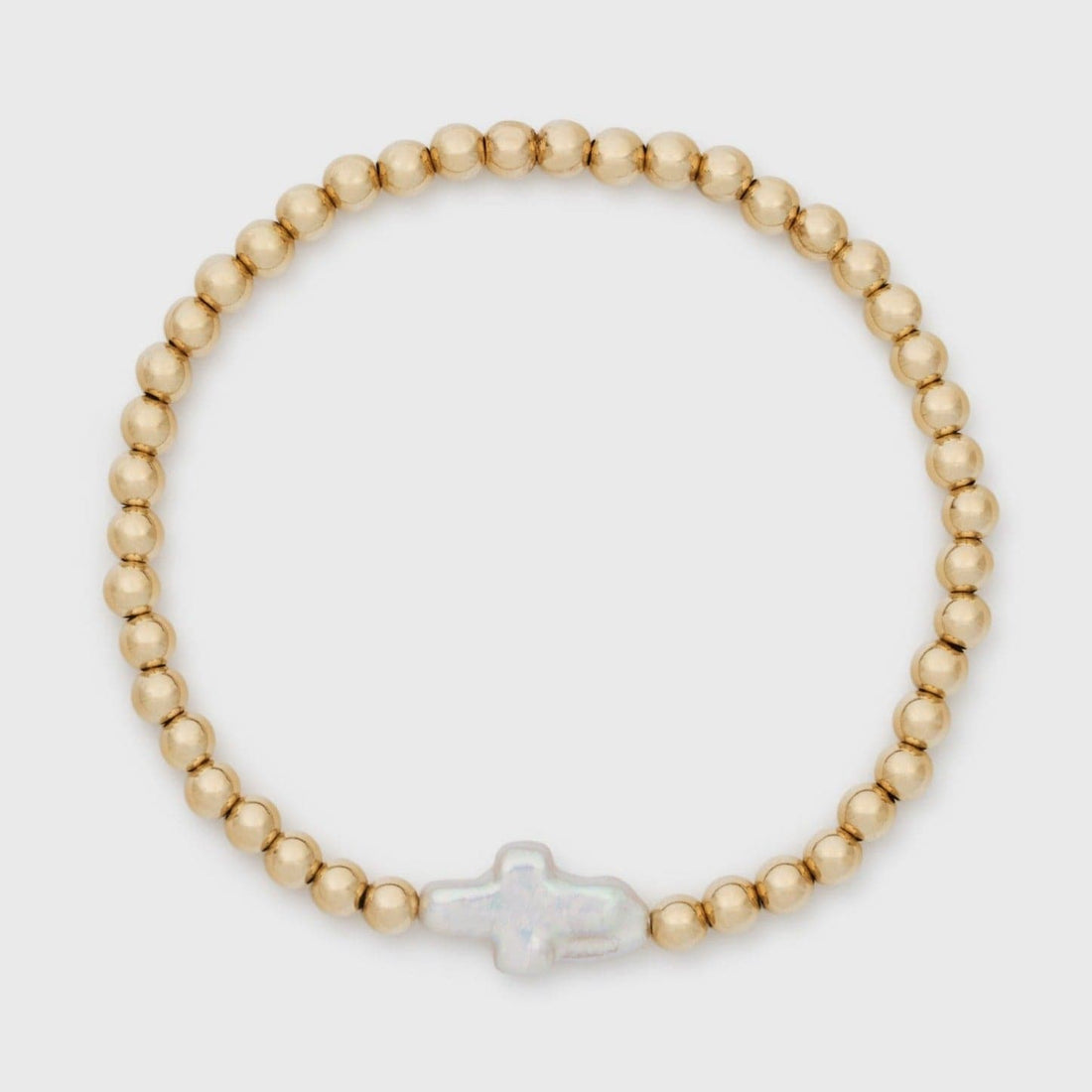 Pearl Cross Juno Bracelet