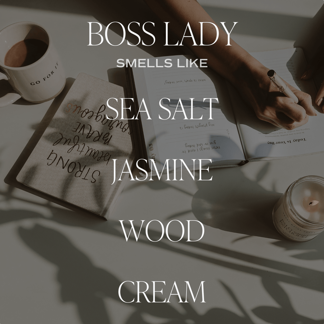 Boss Lady Soy Candle - Clear Jar - 9 oz (Spa Day) - My American Goods