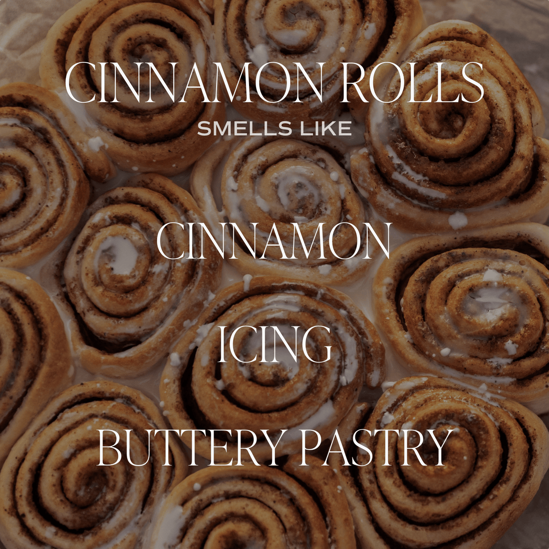 Cinnamon Rolls Soy Candle - Clear Jar - 9 oz - My American Goods
