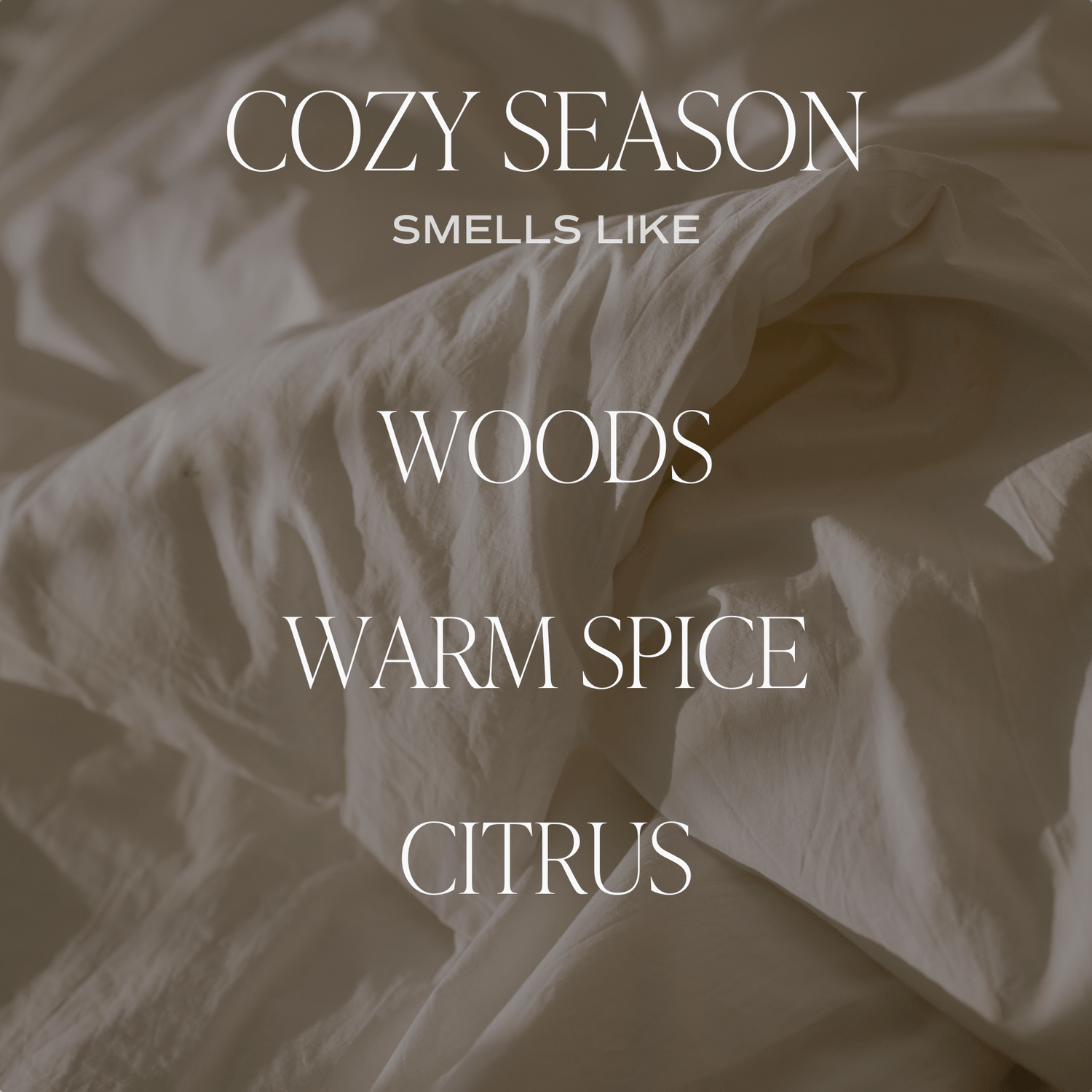 Cozy Season Soy Candle - White Jar - 11 oz - My American Goods