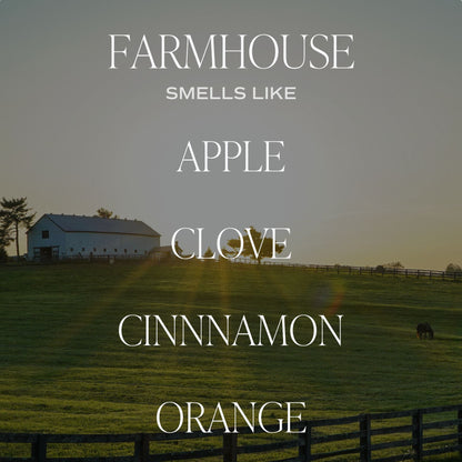 Farmhouse Soy Candle - Clear Jar - 9 oz - My American Goods