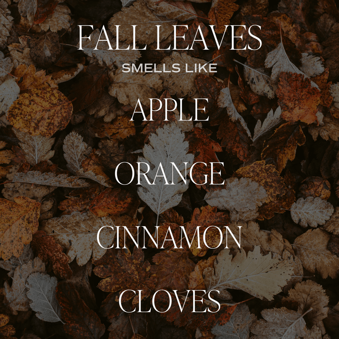 Fall Leaves Soy Candle - Clear Jar - 9 oz - My American Goods