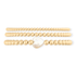 Cuffed by Nano LLC Pearl Heart Juno Bracelet Triple Stack