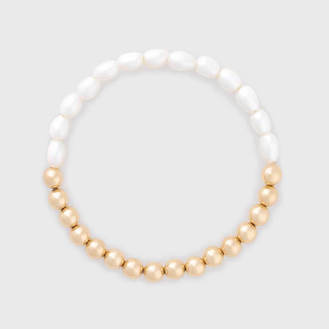 Half Pearl Half Juno Bracelet