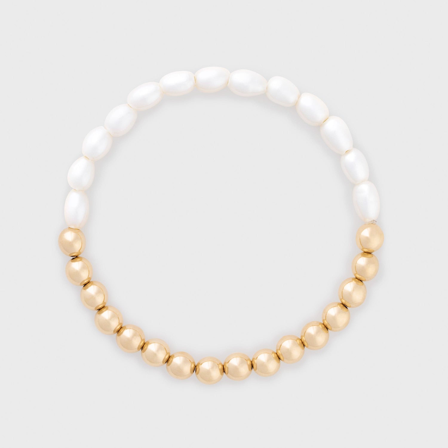 Half Pearl Half Juno Bracelet
