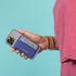 CASUPO Small Leather Goods Mag Safe Leather Wallet with RFID - Cobalt
