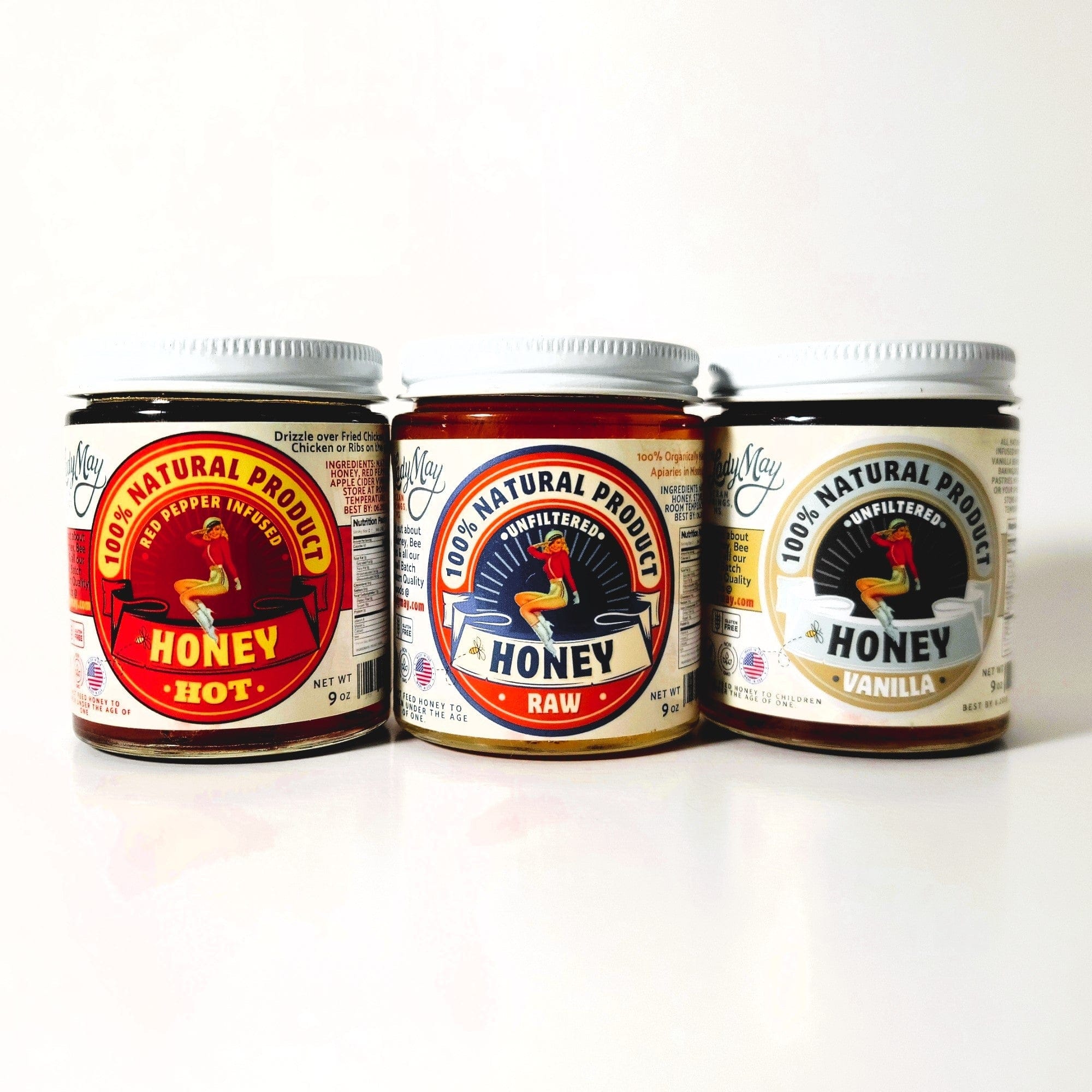 The Lady May Honey Gift Sets Honey Trio Gift Bundle