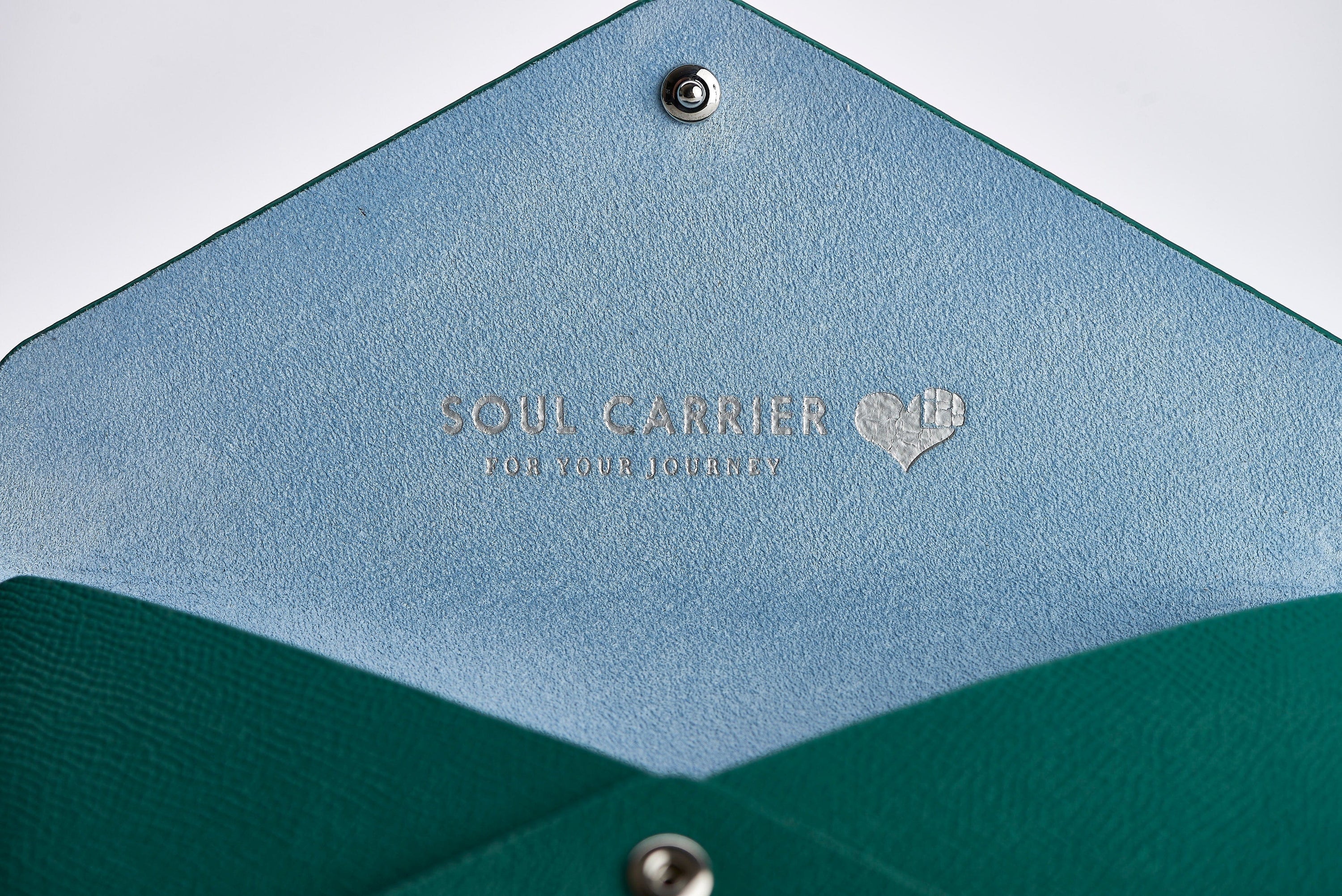 SOUL CARRIER The Pochette Clutch - Teal