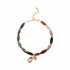 Hannah B by Hannah Bender Anklet Rainbow Navette Stone Anklet with Gem Charms