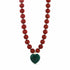 Hannah B by Hannah Bender Necklace Heart of Jasper Statement Necklace