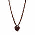Hannah B by Hannah Bender Necklace Lava Stone & Tiger’s Eye Heart Necklace