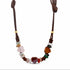 Hannah B by Hannah Bender Necklace Multi-Gemstone Heart Cord Necklace