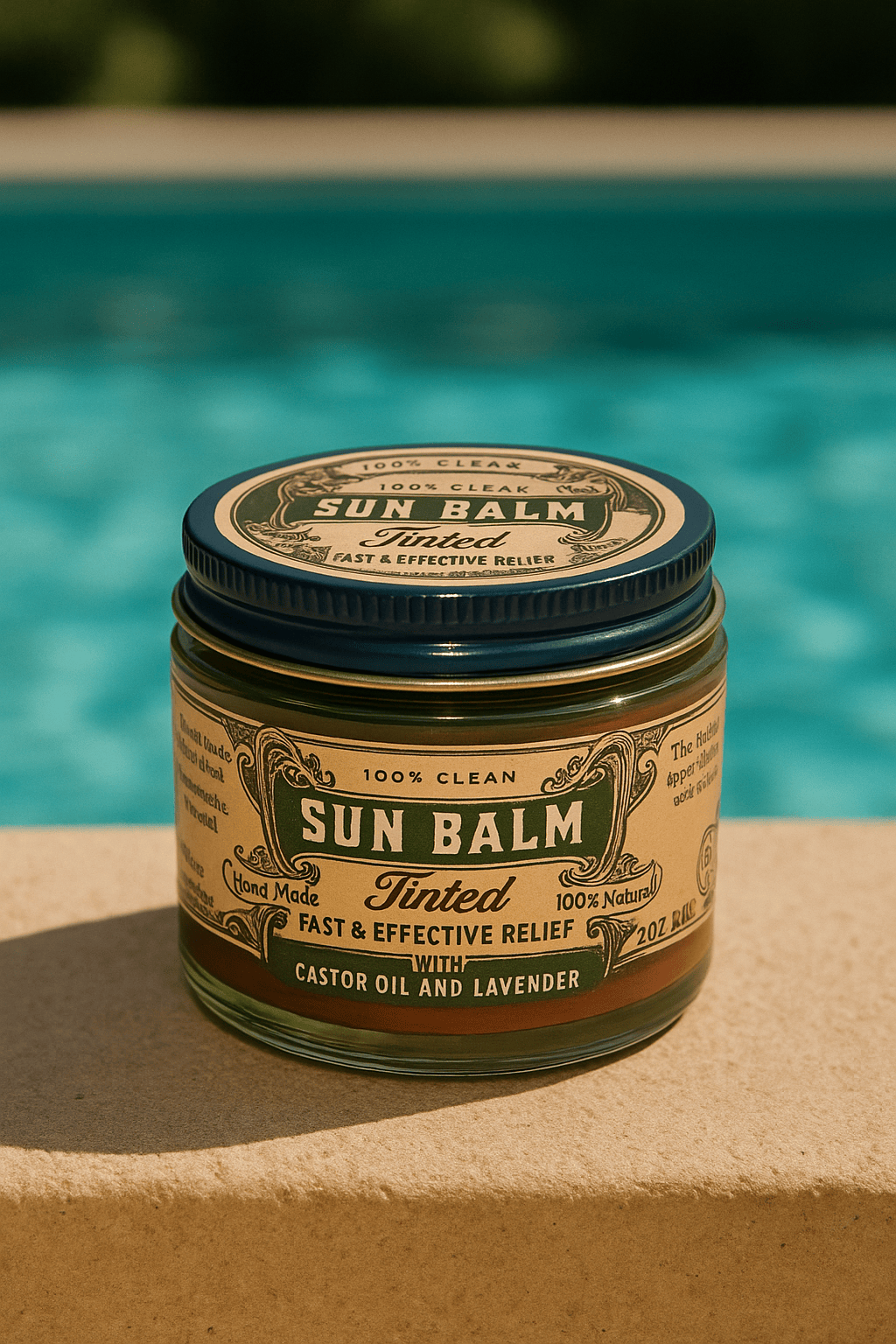 Roots and Leaves, LLC Sun Balm - Tinted Tallow Lavender Sunscreen